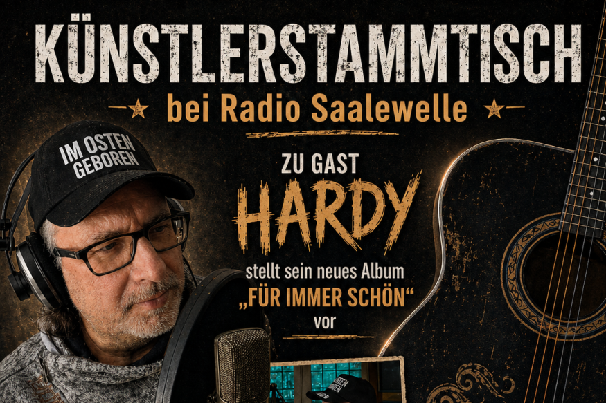 Hardy zu Gast beim Künstlerstammtisch