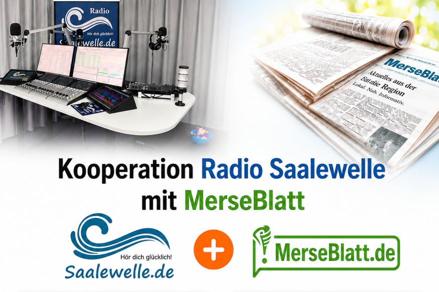 Radio Saalewelle und MerseBlatt starten Kooperation für mehr regionale Reichweite
